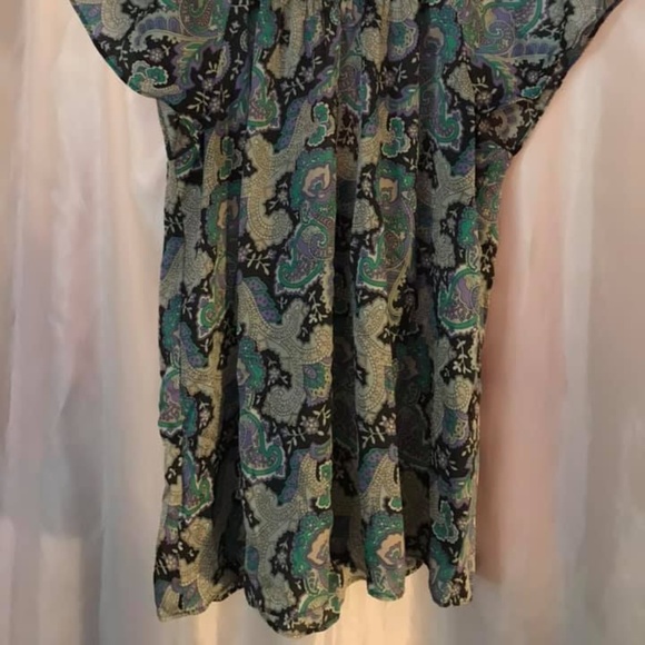 Silk Paisley Print Blouse - Picture 3 of 3